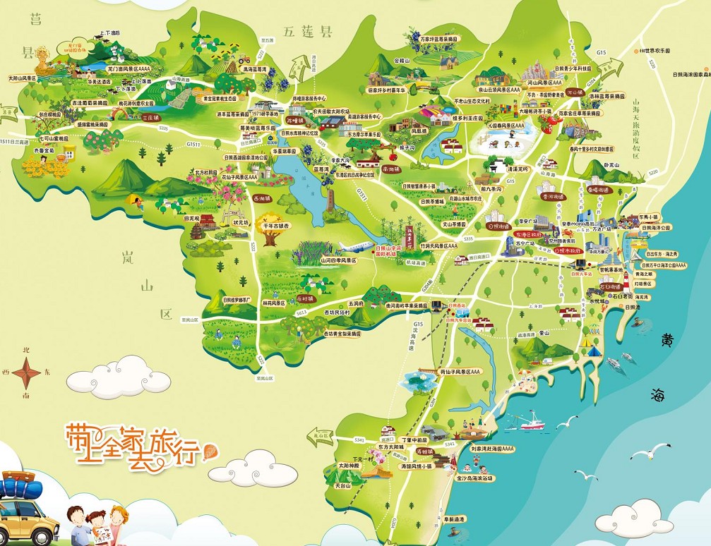 温江景区使用手绘地图给景区能带来什么好处？