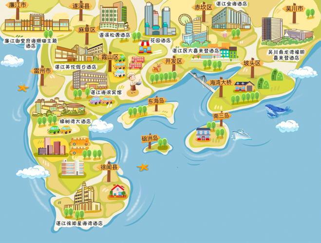 温江手绘地图旅游的艺术指南
